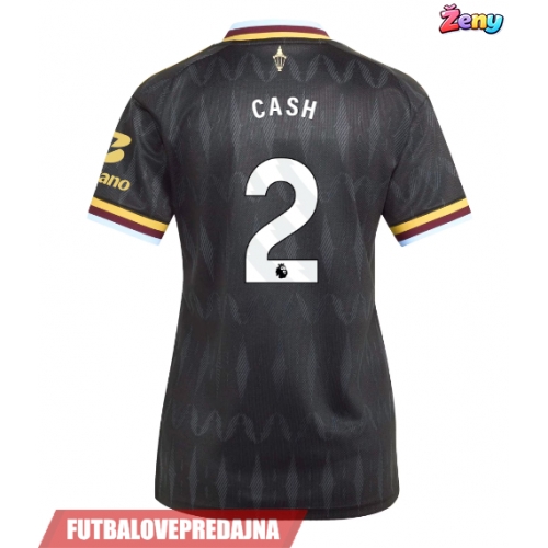 Lacne Ženy Futbalové dres Aston Villa Matty Cash #2 2026-27 Krátky Rukáv - Preč